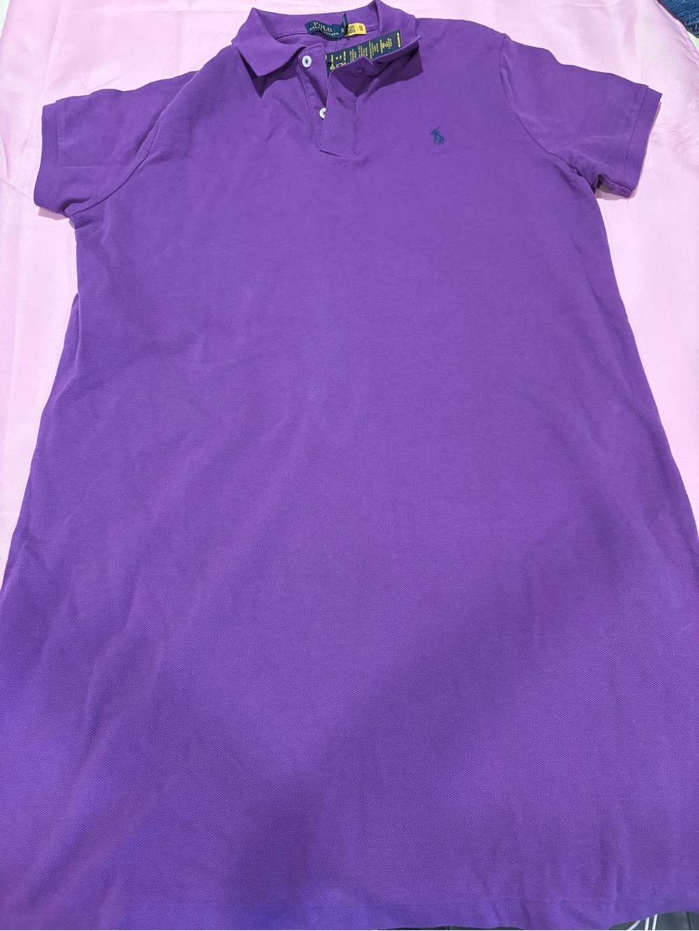 Polo Ralph Lauren Purple Classic Pony Cotton Polo Shirt Women’s XL NWT